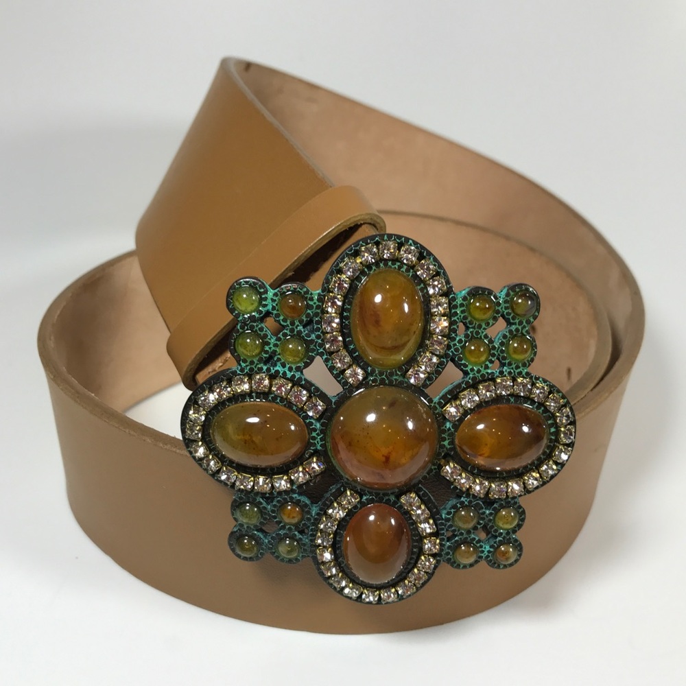 Garuglieri Genuine Leather Made in Italy Belt Sm.